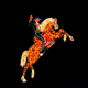 Leming designed the Hacienda Horse and Rider.